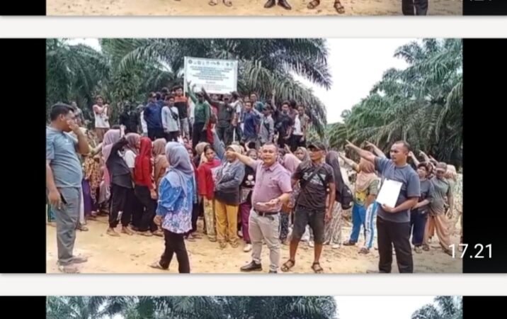 Masyarakat Luat Unterudang Minta PT Barapala Diusir Dari Lahan Warga