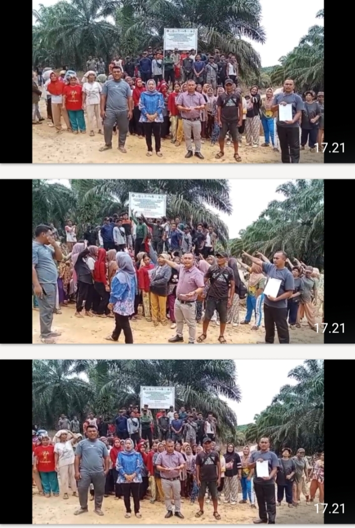 Masyarakat Luat Unterudang Minta PT Barapala Diusir Dari Lahan Warga