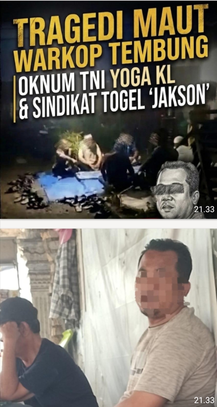 Arogansi Berujung Maut: Dugaan Oknum TNI dan Sindikat Togel ‘Jakson’ Jadi Sorotan Tajam di Tembung