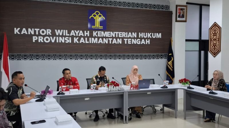 Optimalkan Akses Keadilan, Kanwil Kemenkum Kalteng Evaluasi Standar Layanan OBH