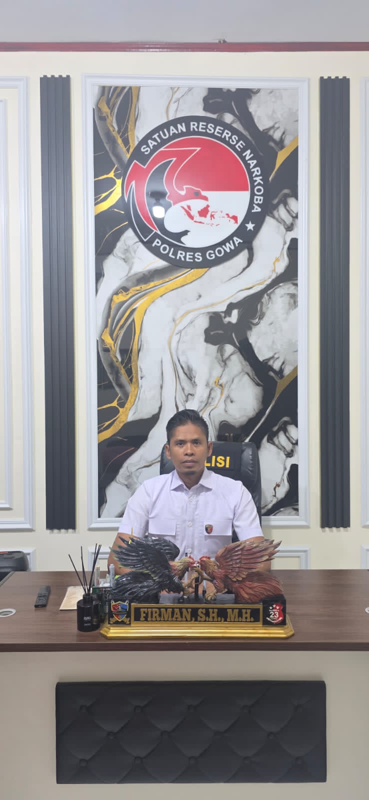 Kasat Resnarkoba Polres Gowa Klarifikasi Dugaan “Setoran” Bandar Narkoba ke Oknum Anggota: “Buktikan, Jangan Asal Tuduh