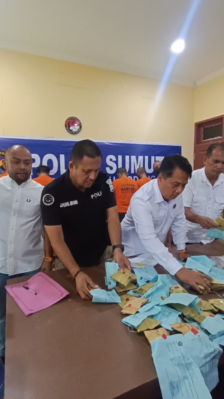 Operasi Antik Toba 2026, Polresta Deli Serdang Ungkap 65 Kasus Narkotika dan Amankan 78 Tersangka