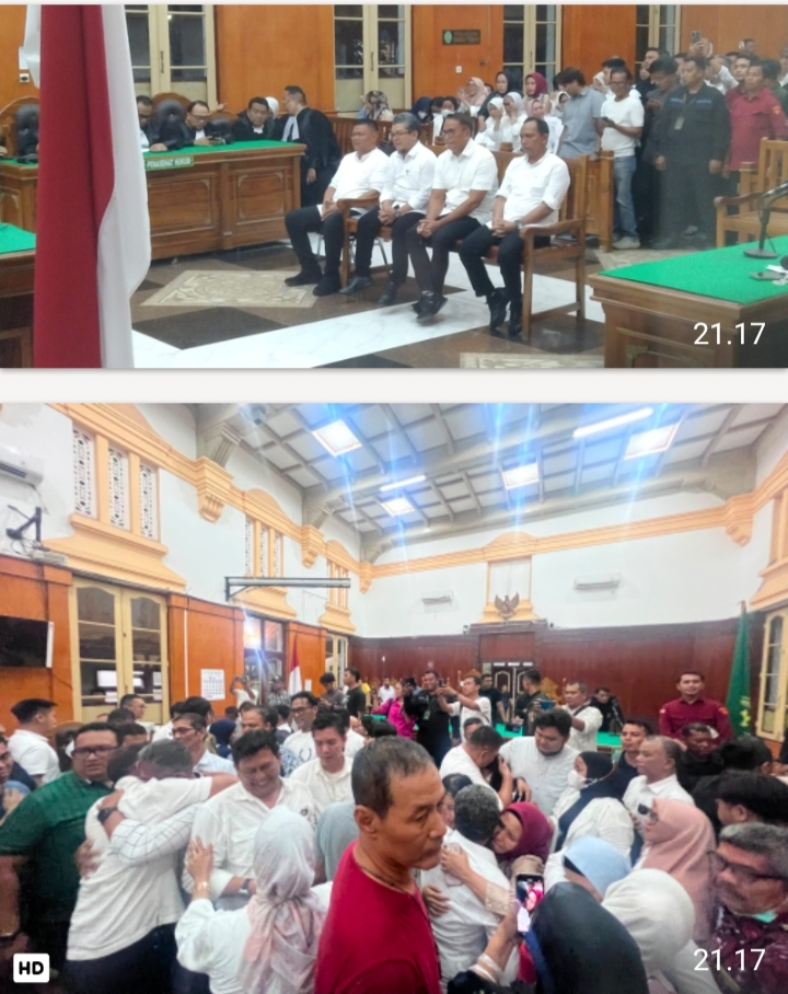 Tidak Terbukti Bersalah 4 Terdakwa Dugaan Korupsi Proyek KDM Dibebaskan