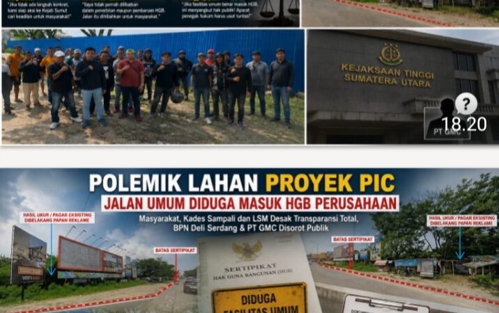 Jalan Haji Anif Diduga Masuk HGB PT GMC, Masyarakat Pertanyakan Legalitas Perizinan Proyek Pesona Indah Cemara