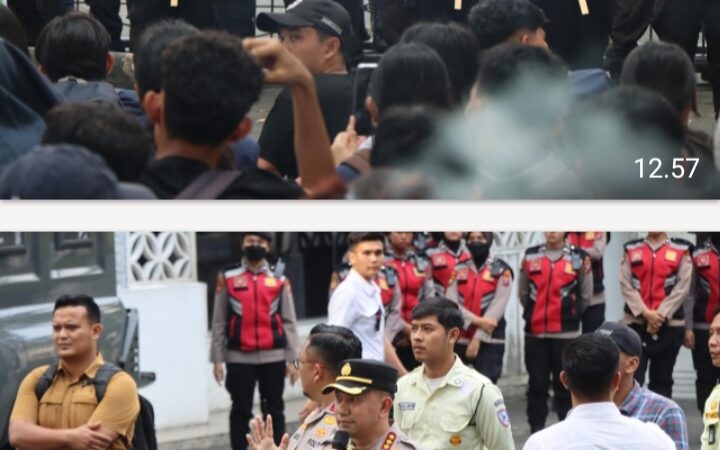 Kapolrestabes Medan Tekankan Personel Tetap Sabar dan Humanis Saat Melayani Aksi Massa KBMN