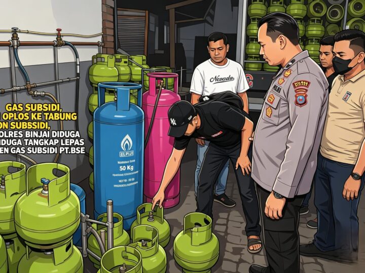 Warga Pertanyakan Dugaan Tangkap Lepas Agen Gas PT BSE Usai Penggerebekan Kasus Oplosan LPG di Binjai