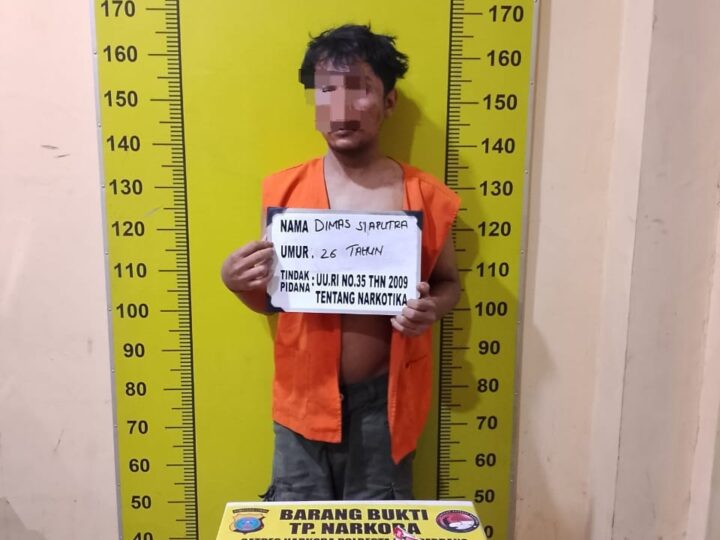 Miliki Sabu dan Coba Kabur, Seorang Pria Dibekuk Satresnarkoba Polresta Deli Serdang dan  Polsek Pagar Merbau