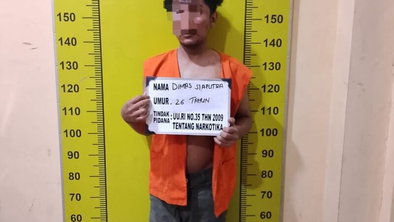 Miliki Sabu dan Coba Kabur, Seorang Pria Dibekuk Satresnarkoba Polresta Deli Serdang dan  Polsek Pagar Merbau