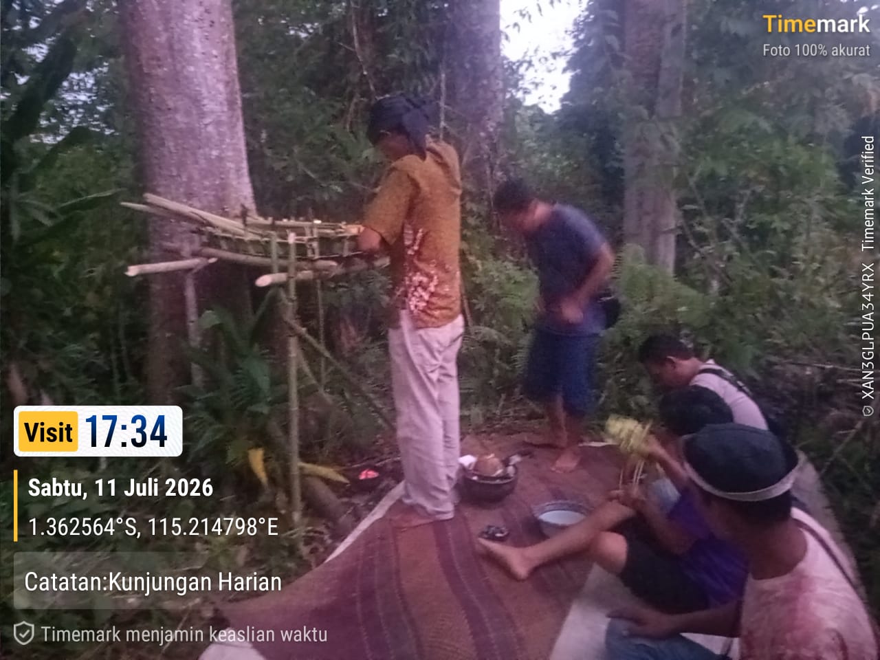 warga desa ngurit gelar ritual adat kaharingan Dayak maanyan,menjaga harmoni denga6n alam dan leluhur