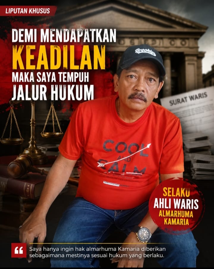 Demi Mendapatkan Keadilan, Iqbal Dg Liong Tempuh Jalur Hukum Selaku Ahli Waris Kamaria di Desa Aeng Towa, Kecamatan Galesong Utara, Kabupaten Takalar