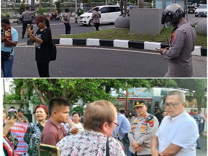 Pengguna Jalan Keluhkan Aksi Unras Ilegal Yang Dipimpin Istri DPO LS, Sebabkan Kemacetan Hampir 1 Km