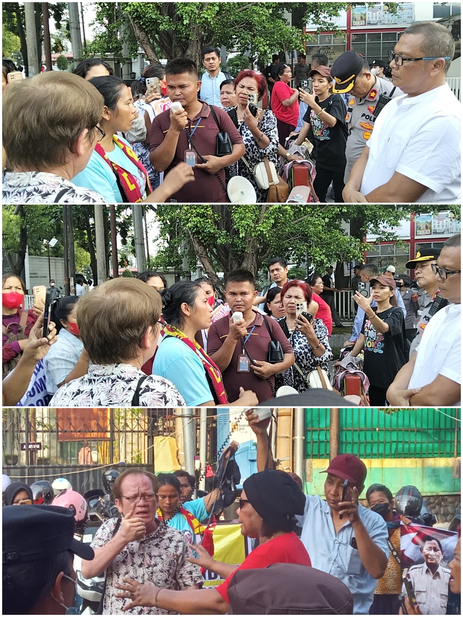 Ternyata Dibalik Semangat Demo Yang Mengganggu Ketertiban, Istri DPO, LS Inginkan SP3 Kasus Suaminya