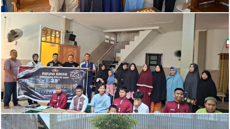 Dari Persaudaraan untuk Kemanusiaan, ERSHI Polda Kalbar Salurkan Tali Asih di Hari Reuni Perak