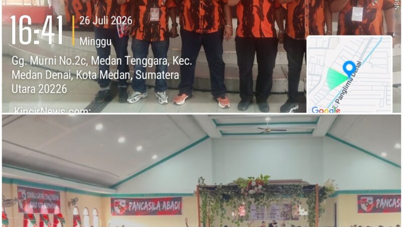 Terpilih Kembali Secara Aklamasi/Amanah, Guntur Syahputra Siap Pimpin PAC Pemuda Pancasila Medan Denai Periode 2026–2029