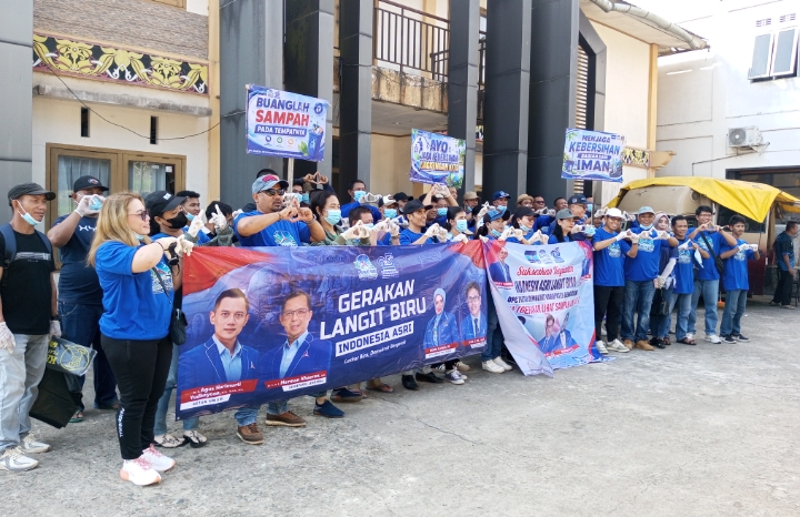 “Gerakan Langit Biru”, Demokrat Bengkayang Ajak Masyarakat Peduli Lingkungan