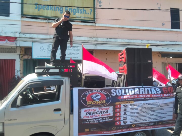 Aksi Unras Jilid II, Solidaritas Gowa Akan Desak Kapolresta Tutup Tambang Liar Dan Copot Kanit Tipidter