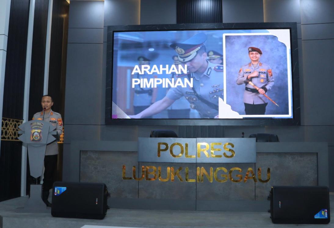 Gelora Semangat Peringatan HUT ke-81 Kemerdekaan Republik Indonesia, Kapolres Lubuk Linggau Memberikan Arahan Strategis dan Penekanan Mendalam Kepada Seluruh Jajaran Personil.