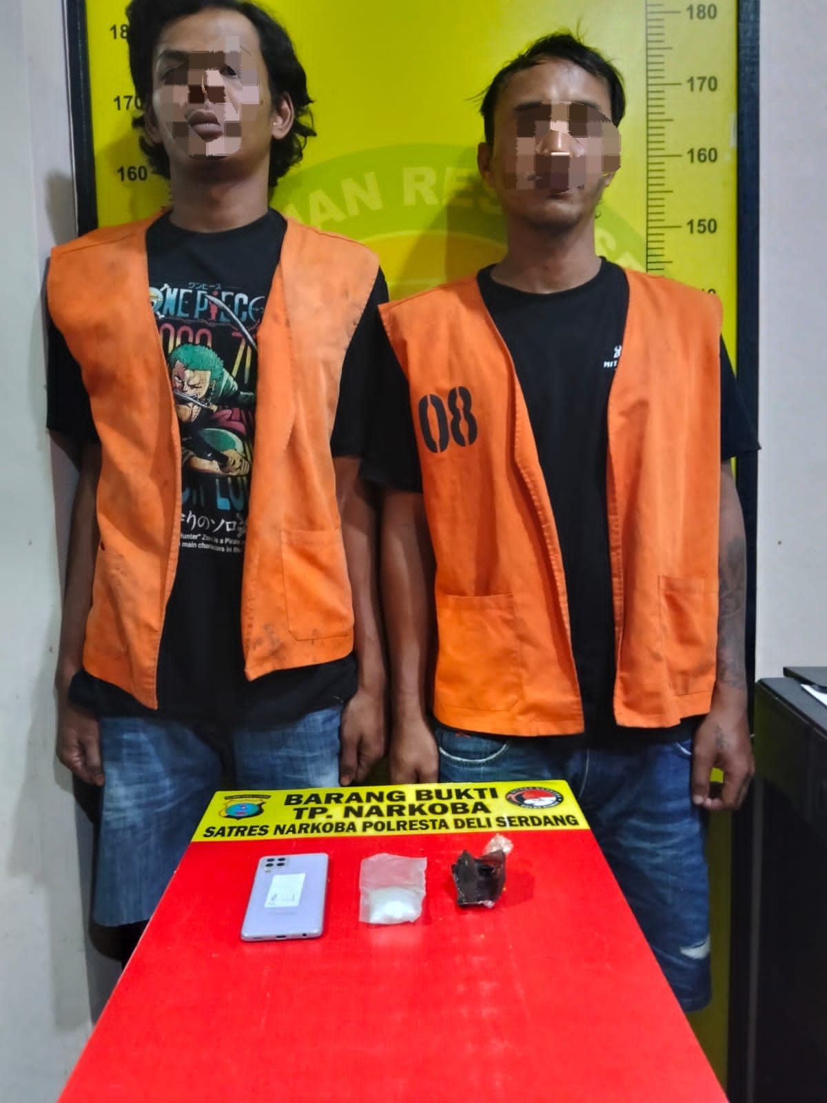 Satresnarkoba Polresta Deli Serdang Ringkus Dua Terduga Bandar, Sita Sabu 20,35 Gram