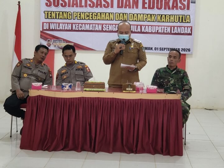 Tim Edukasi Siswa PTIK Sasar Kecamatan Sengah Temila, Sosialisasikan Bahaya dan Dampak Karhutla