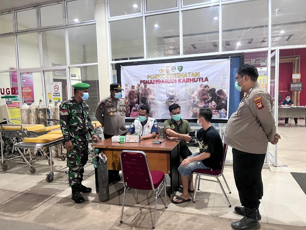 “Hadapi Ancaman Karhutla, Posko Kesehatan Puskesmas Pahauman Siaga Lindungi Masyarakat”