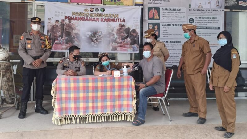 Lindungi Masyarakat dari Dampak Karhutla, Posko Kesehatan Disiapkan di Sebangki