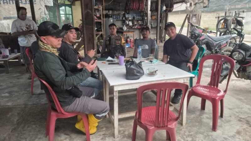 Bhabinkamtibmas Subsektor Sompak Tingkatkan Patroli Kamtibmas di Siang Hari, Imbau Warga Tidak Membakar Hutan dan Lahan