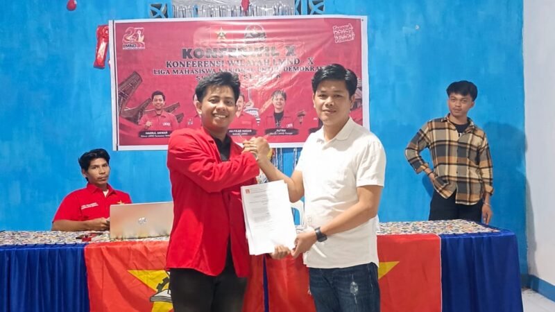 Konferensi Wilayah (Konferwil) ke-X Liga Mahasiswa Nasional untuk Demokrasi (LMND) Sulawesi Selatan di Kota Palopo resmi menetapkan Bung Putra sebagai Ketua Wilayah LMND Sulawesi Selatan periode 2026–2028