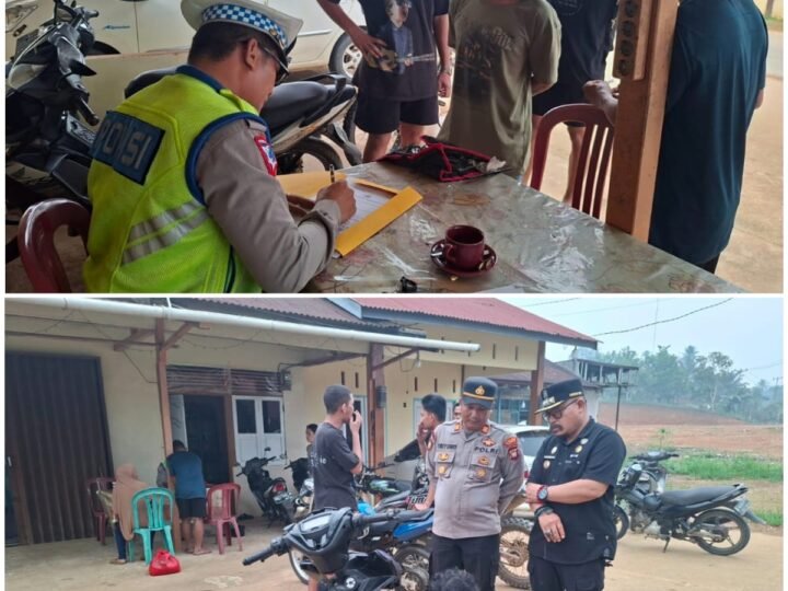 “Knalpot Brong Ditertibkan! Polsek Sengah Temila Bersama Forkopimcam Jaga Kenyamanan Warga”