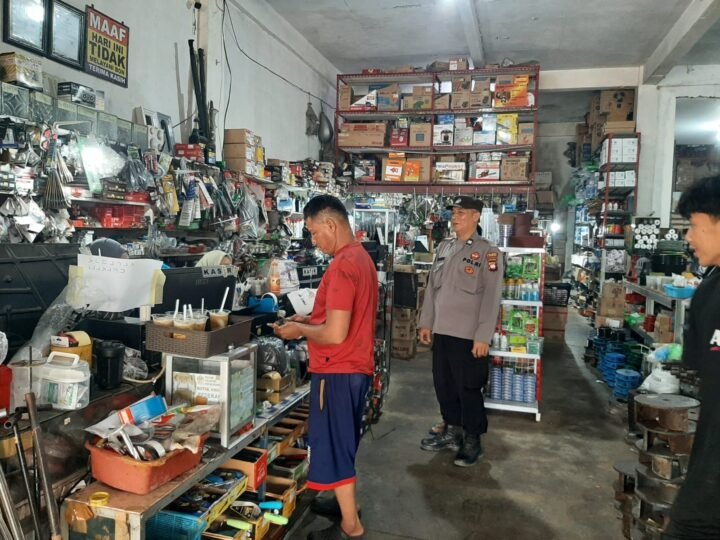 Antisipasi Gangguan Kamtibmas, Polisi Ingatkan Pemilik Toko Bangunan Tingkatkan Kewaspadaan