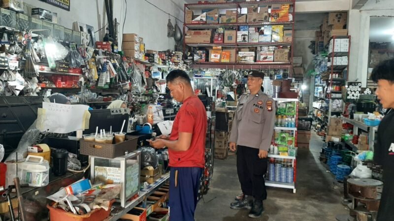 Antisipasi Gangguan Kamtibmas, Polisi Ingatkan Pemilik Toko Bangunan Tingkatkan Kewaspadaan