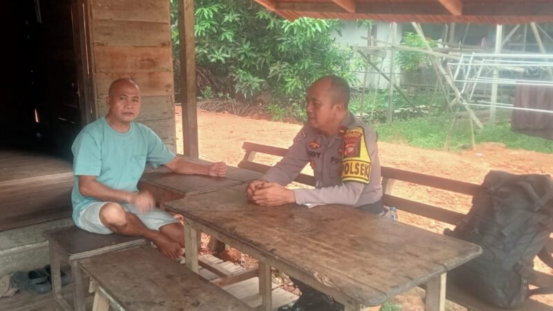 Jalin Silaturahmi, Kapolsek Sebangki Rangkul Tokoh Masyarakat Wujudkan Ketahanan Pangan