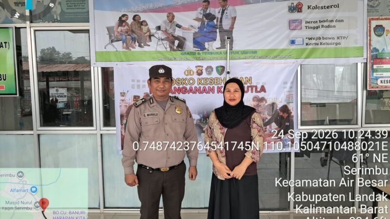 Perkuat Antisipasi Karhutla, Polisi Sambangi Pos Kesehatan dan Ingatkan Warga