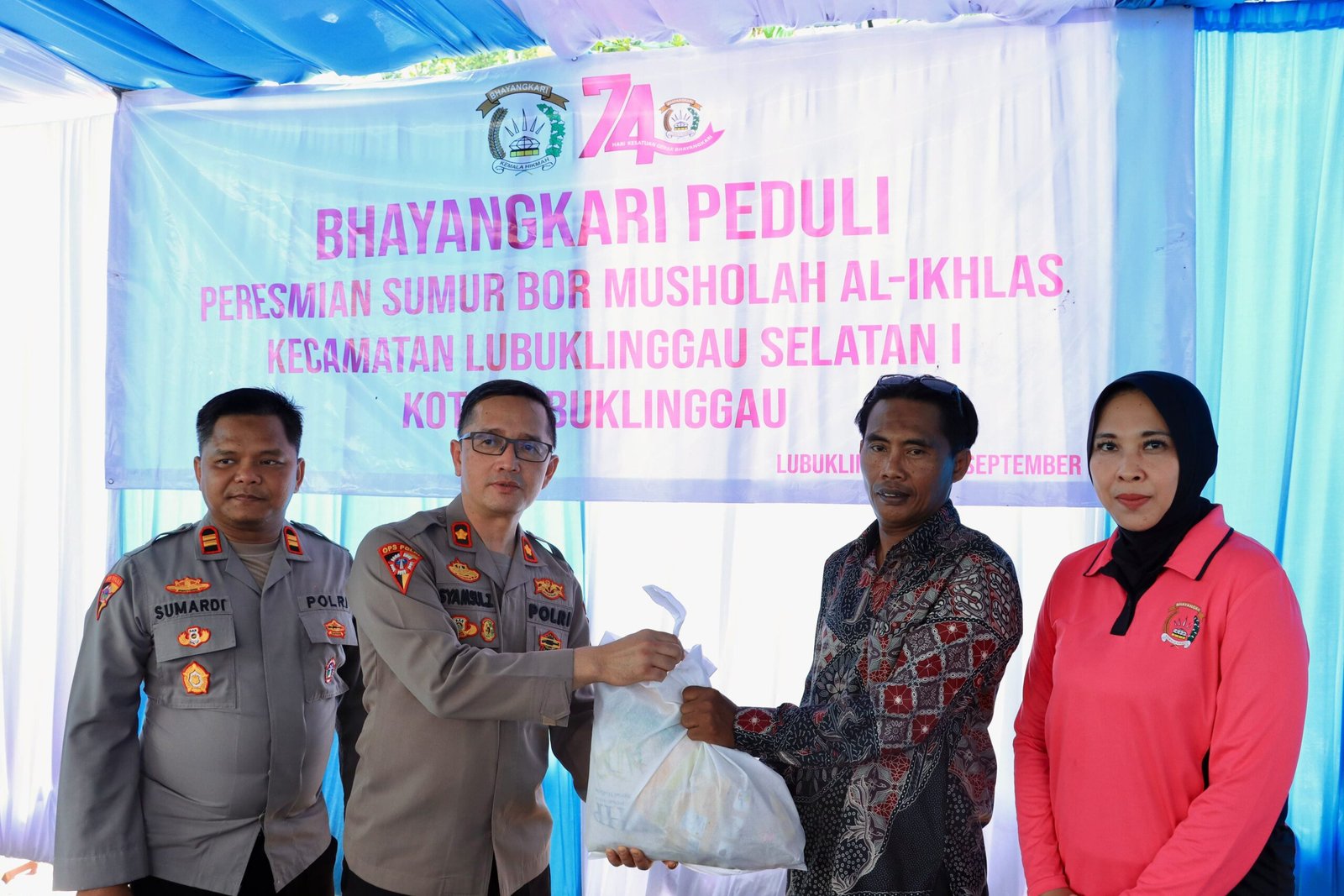Polres lubuk Linggau Laksanakan Kegiatan Peresmian Sumur Bor Bantuan Tahun 2026 Secara Serentak