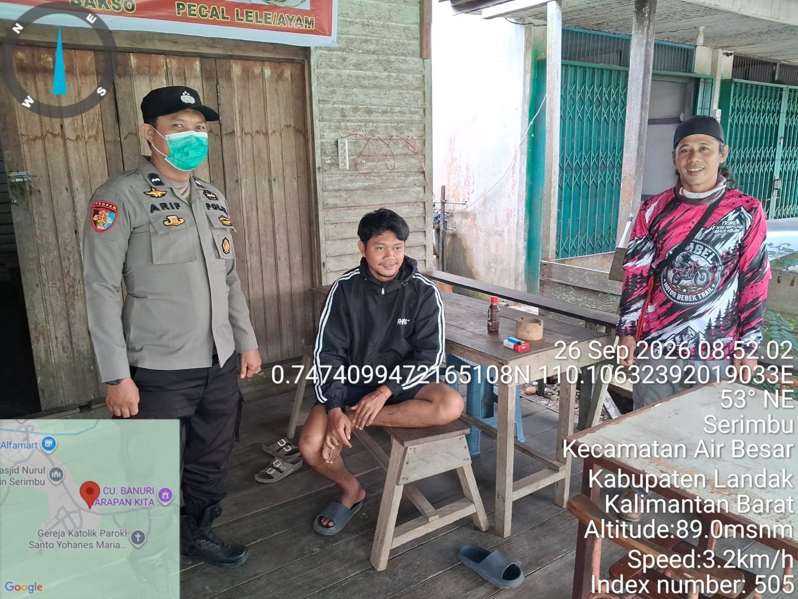 Jaga Warga dari Ancaman ISPA, Polisi Air Besar Gencarkan Imbauan Gunakan Masker