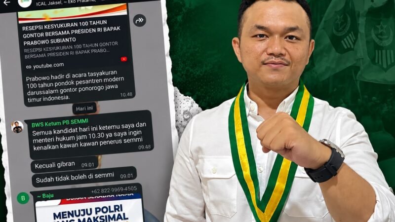 PW SEMMI SULSEL KECAM SIKAP BINTANG WAHYU SAPUTRA: JANGAN AJARKAN KADER MEMBANGUN SEKAT DI TUBUH SEMMI