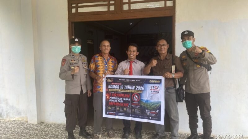 Gandeng Tokoh Agama dan Masyarakat, Kapolsek Mempawah Hulu Perkuat Gerakan Cegah Karhutla”