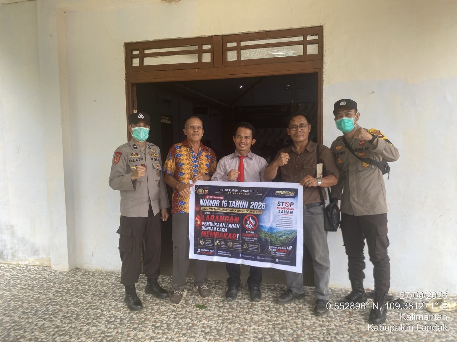 Gandeng Tokoh Agama dan Masyarakat, Kapolsek Mempawah Hulu Perkuat Gerakan Cegah Karhutla”