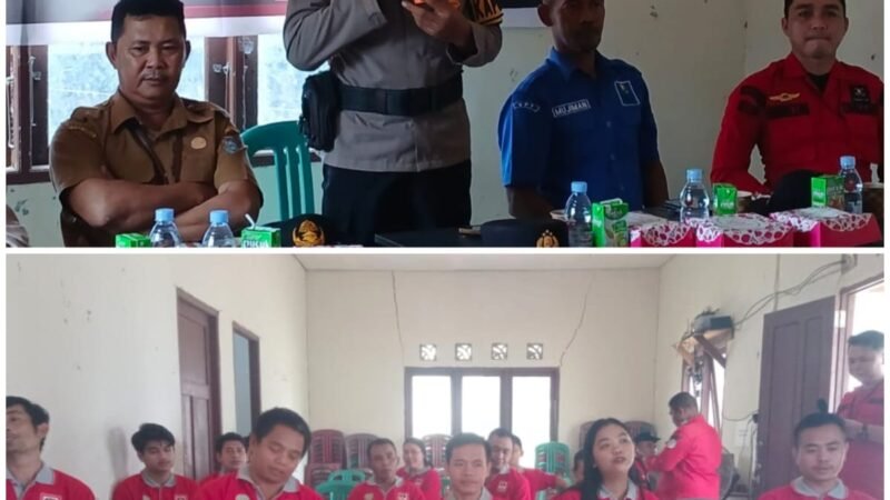 Hadiri Pembentukan MPA Desa Agak, Kapolsek Sebangki Tekankan Pentingnya Pencegahan Karhutla
