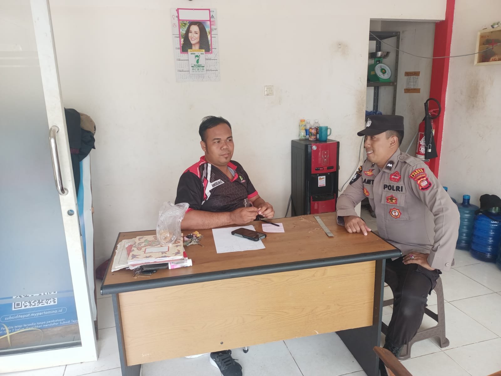 Patroli Siang Polsek Menjalin Sambangi Warga, Jaga Kamtibmas Tetap Kondusif