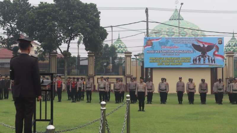 Polres Lubuk Linggau Menggelar Kegiatan Upacara Peringatan Hari Kesaktian Pancasila Tahun 2026 Dengan Khidmat