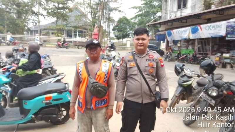 Waspadai Modus Berpura-pura Belanja, Polsek Ngabang Ingatkan Juru Parkir dan Warga