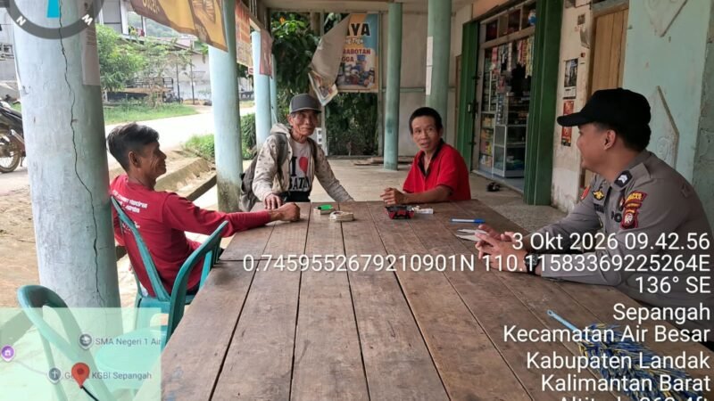 Duduk Bersama Warga Saat Patroli, Polisi Air Besar Bangun Komunikasi dan Cegah Kejahatan