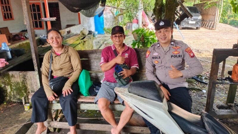 Patroli Siang Polsek Menjalin Sasar Pasar, Jaga Kamtibmas Tetap Kondusif