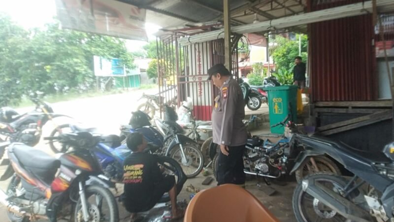 Libur Bukan Berarti Polisi Ikut Santai! Patroli Kuala Behe Sambangi Bengkel, Knalpot Brong Jadi Sorotan