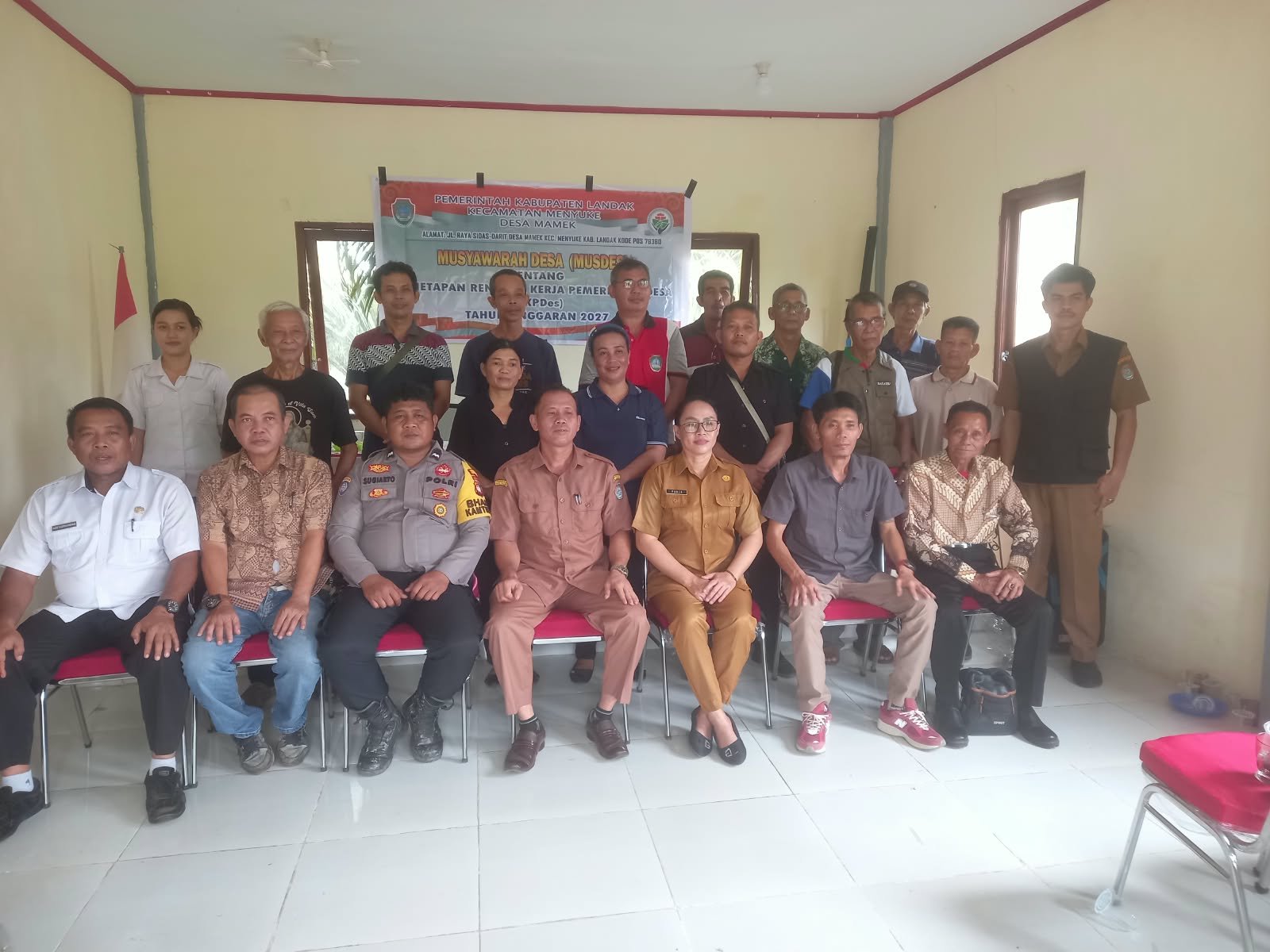 Bhabinkamtibmas Hadiri Giat Musdes Penyusunan RKPD Tahun 2027