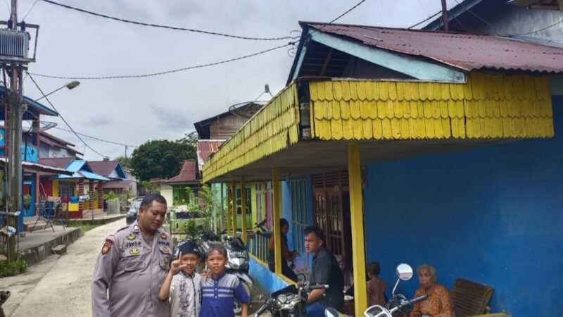 Polisi Sahabat Anak, Polsek Kuala Behe Bangun Kedekatan dengan Generasi Penerus