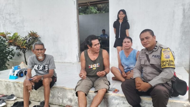 Ciptakan Rasa Aman di Tengah Masyarakat, Bhabinkamtibmas Kuala Behe Gencarkan Sambang Warga