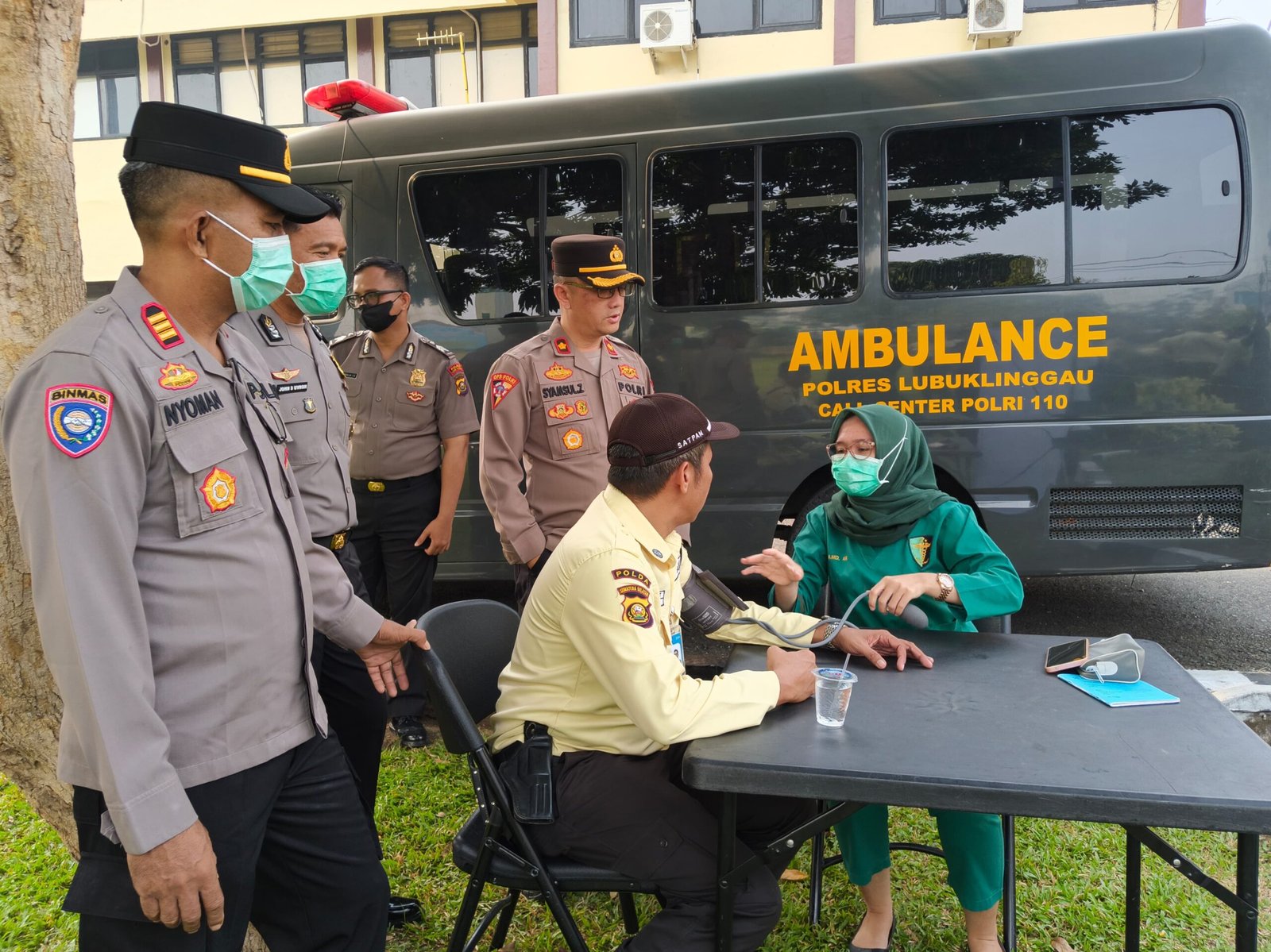 Sidokkes Polres Lubuk Linggau Menyelenggarakan Kegiatan Pemeriksaan Kesehatan Secara Cuma – Cuma