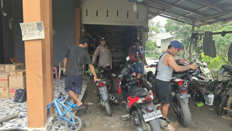 “Curanmor Mengintai! Polisi Sambangi Bengkel, Mekanik Diminta Tak Lengah”