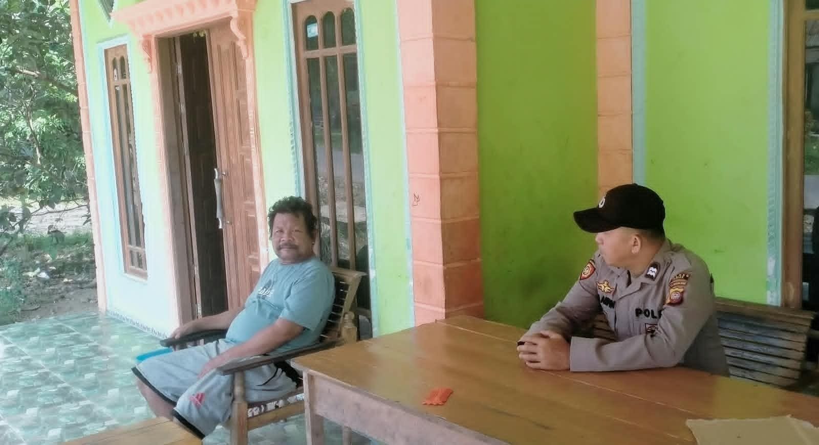 “Tak Mau Kecolongan, Polisi Sebangki Patroli Lokasi Rawan dan Sambangi Warga”
